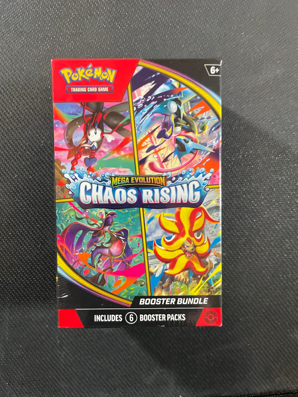 Pokemon TCG Mega Evolution Chaos Rising Booster Bundle 6 Packs Sealed New