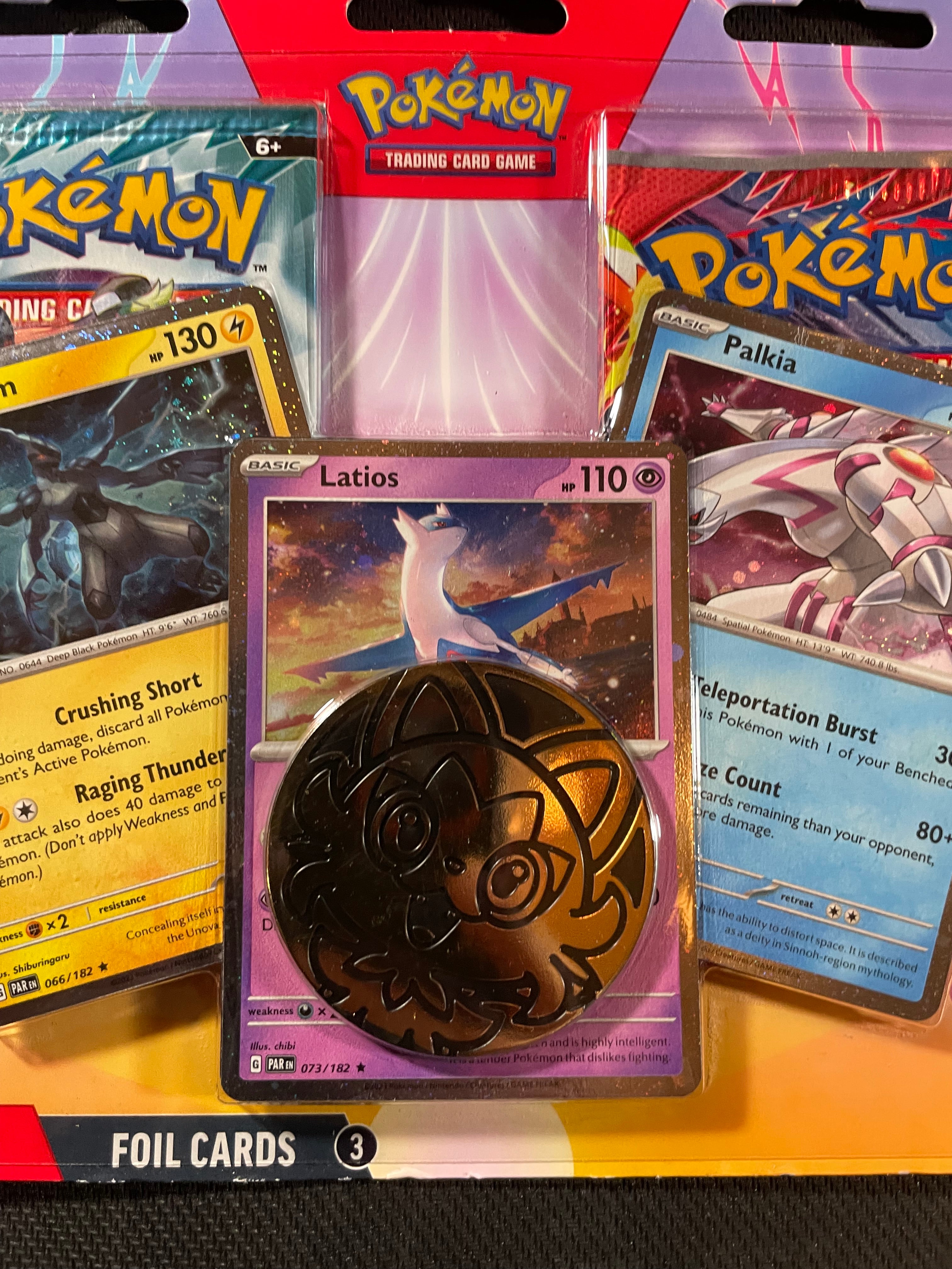 Pokemon TCG Journey Together Destined Rivals 2 Pack Blister Zekrom Latios Palkia Promos