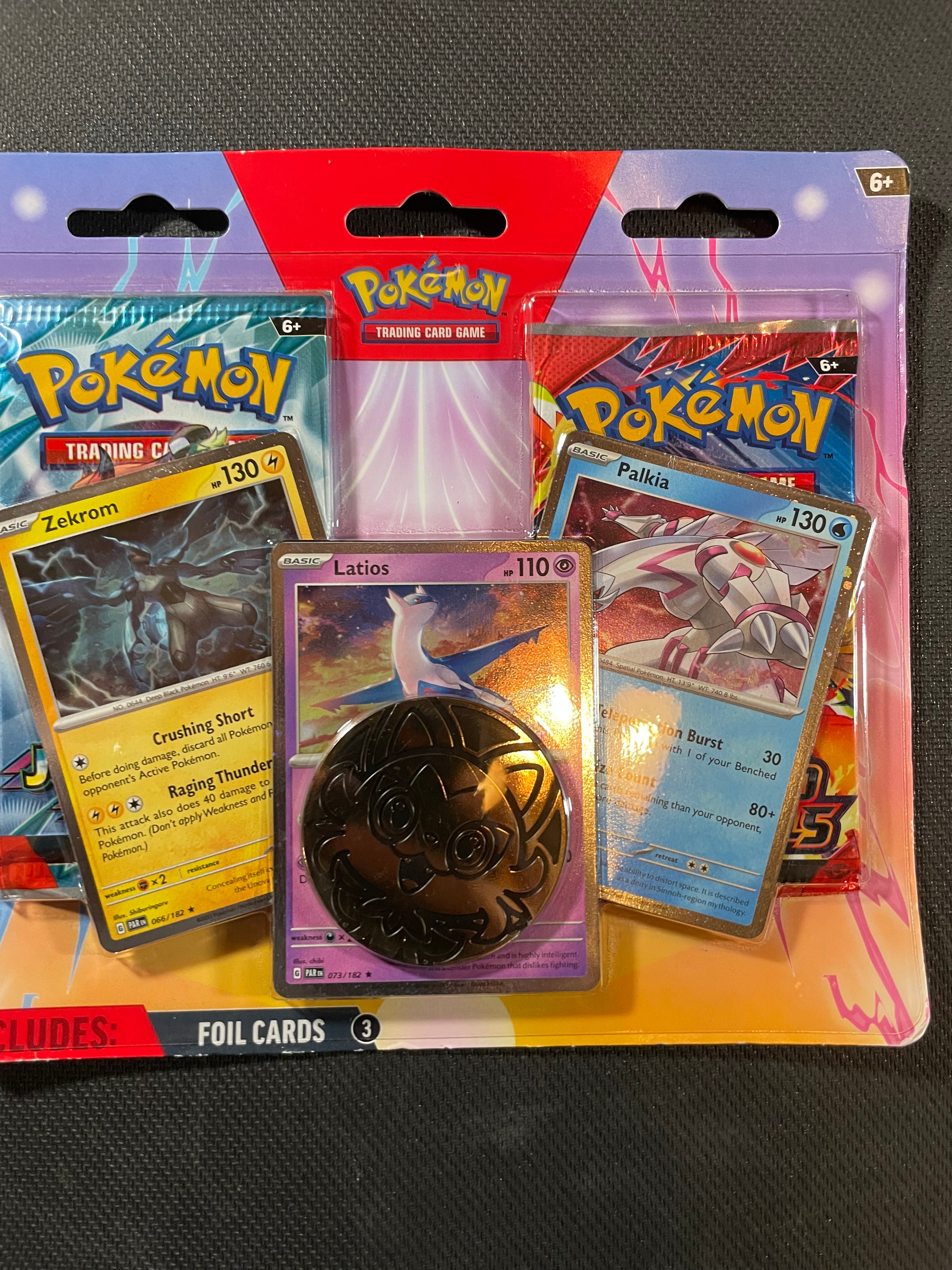 Pokemon TCG Journey Together Destined Rivals 2 Pack Blister Zekrom Latios Palkia Promos