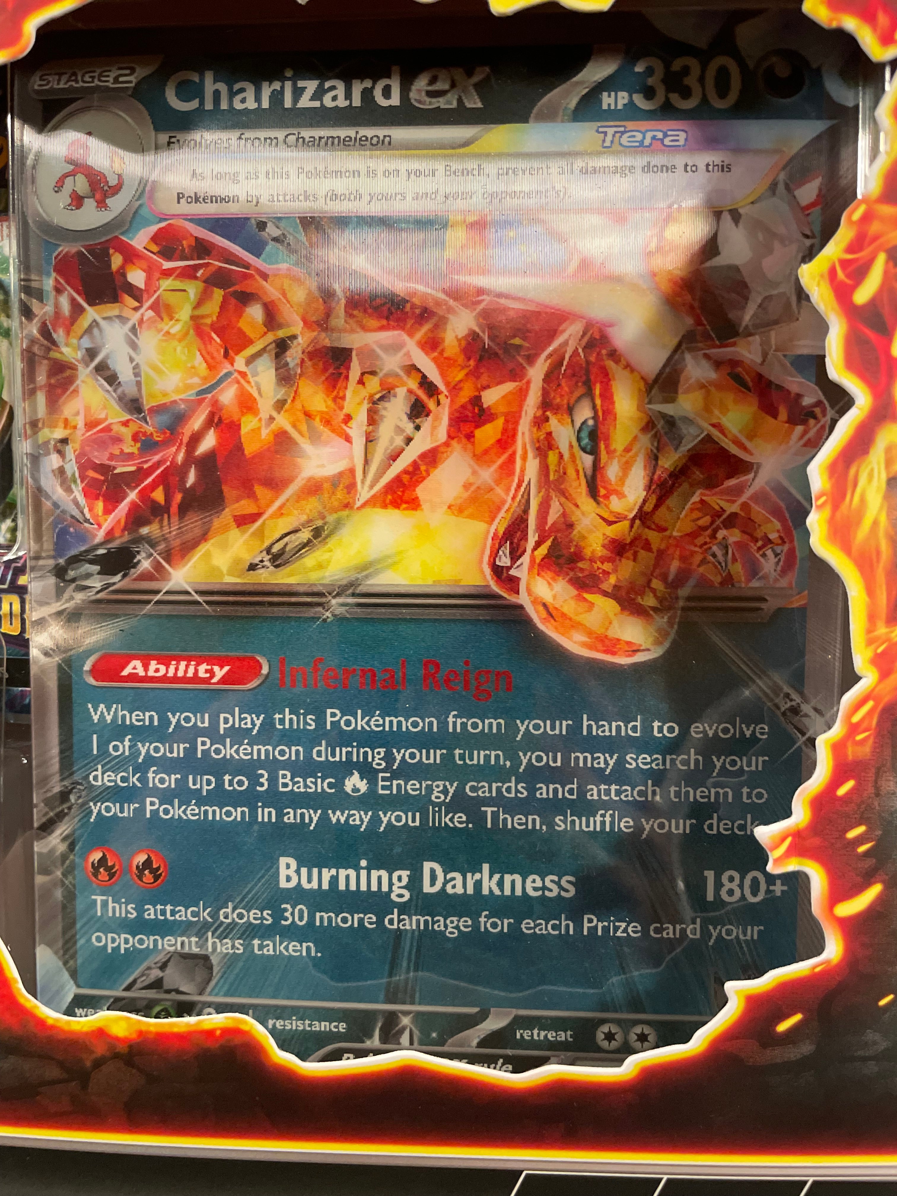 Pokemon TCG Charizard ex Special Collection Box Factory Sealed 5 Booster Packs
