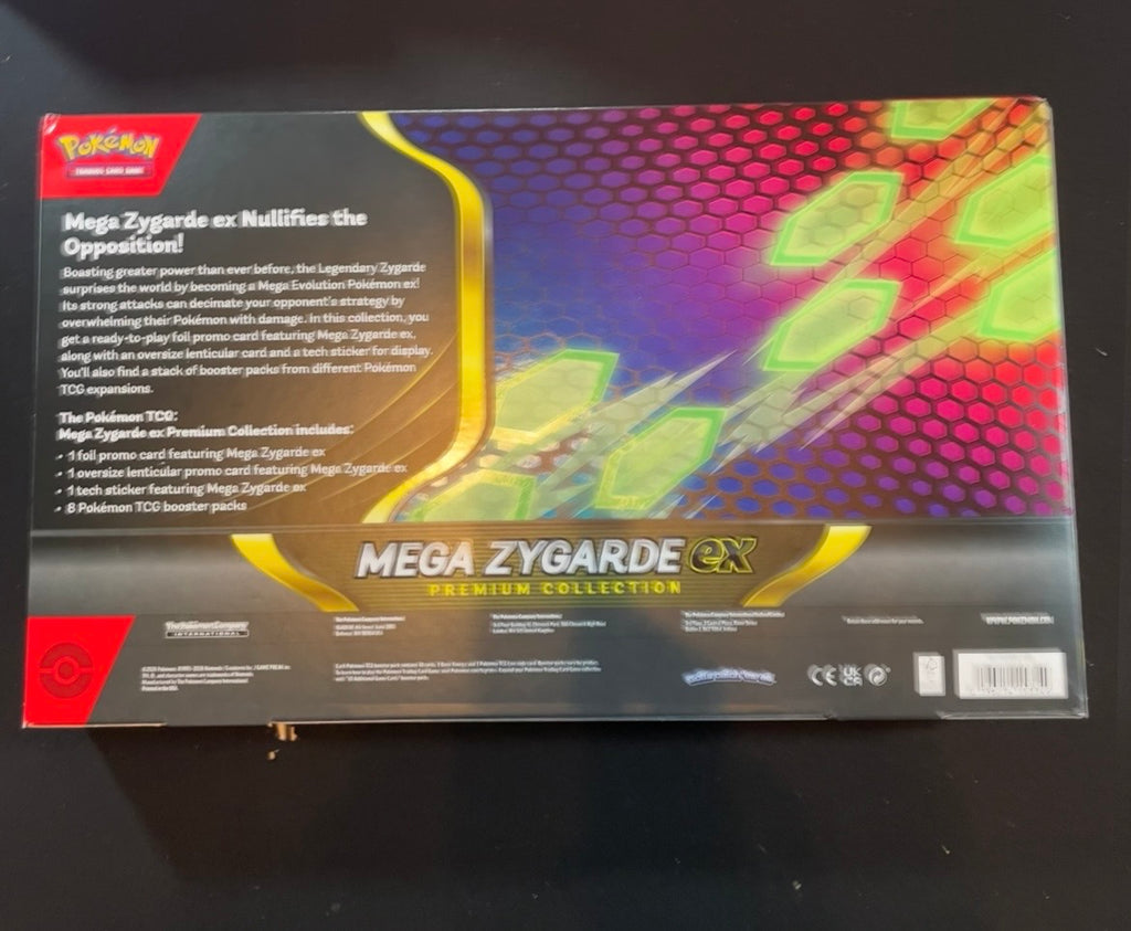 Pokemon TCG Mega Zygarde ex Premium Collection Box Sealed 8 Booster Packs