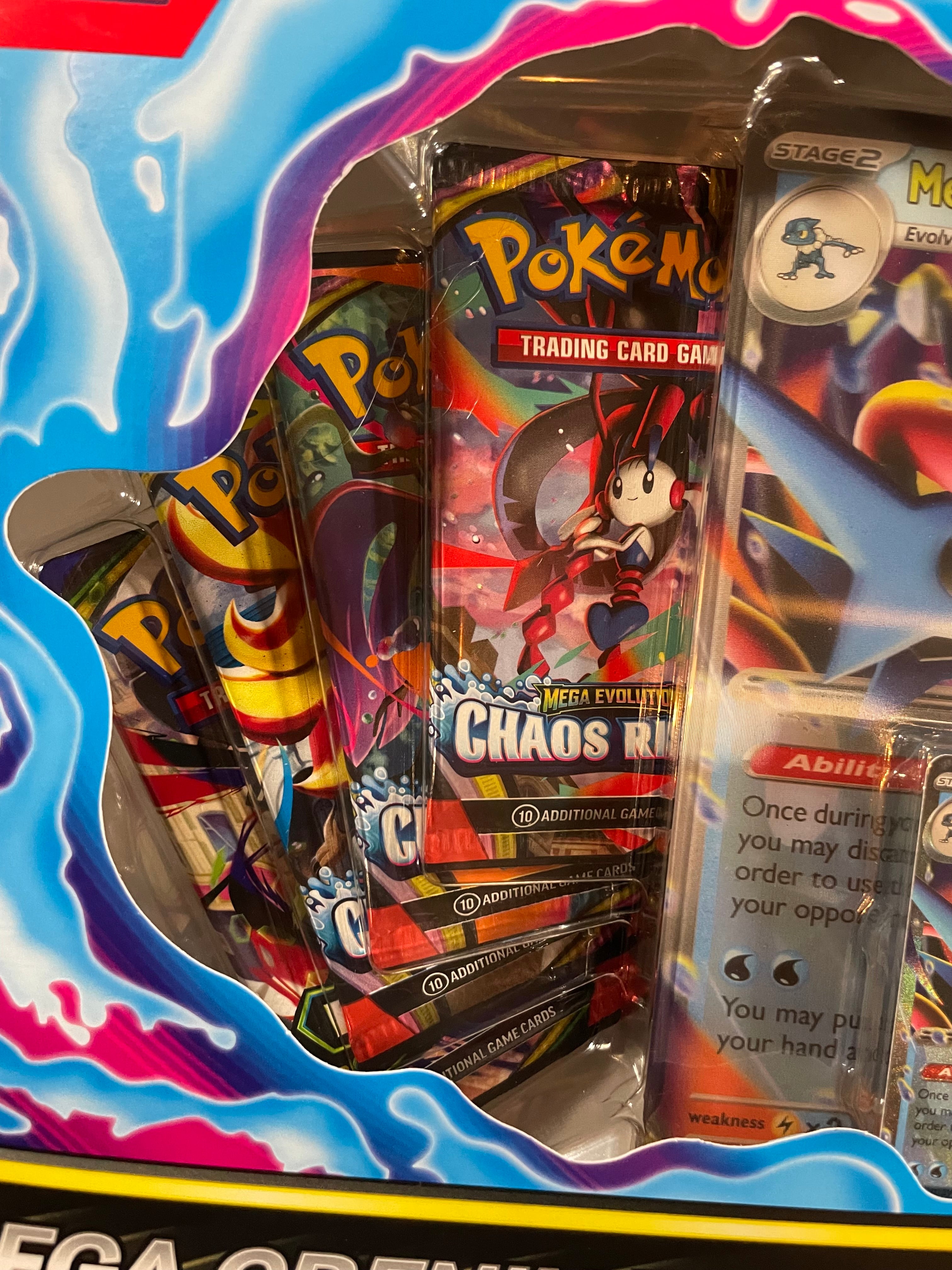 Pokemon TCG Mega Greninja ex Premium Collection Box 8 Packs Sealed Promo Card