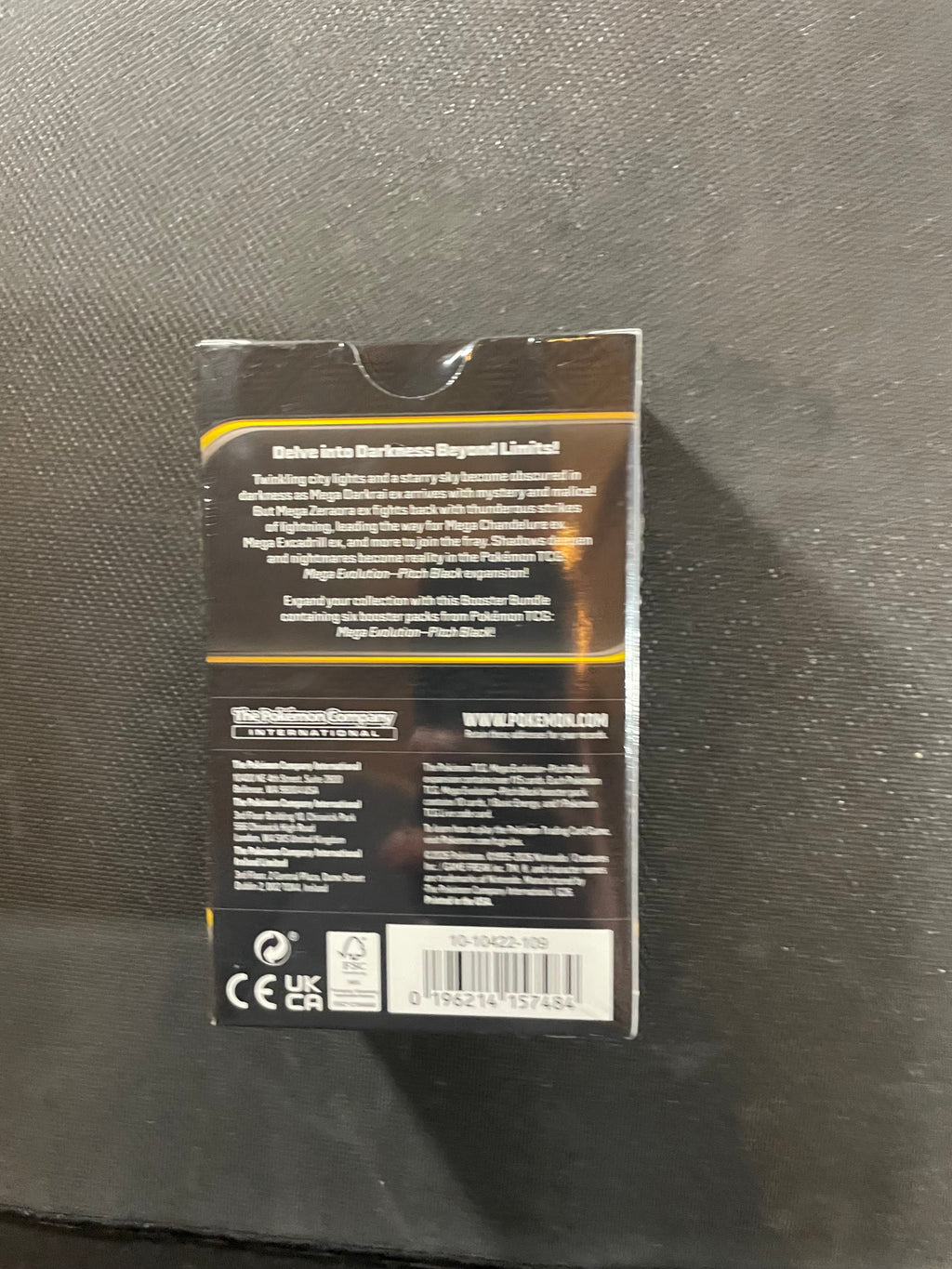 Pokemon TCG Mega Evolution Pitch Black Booster Bundle 6 Packs Sealed New