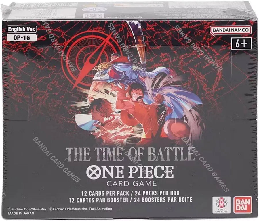 One Piece OP-16 The Time of Battle Booster Box English Factory Sealed