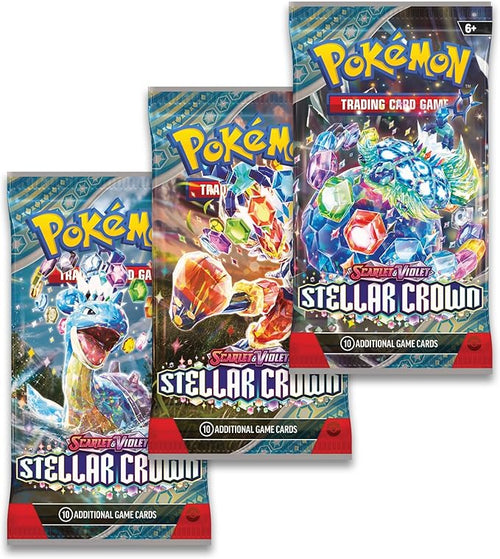 Pokemon Scarlet and Violet Stellar Crown 3-Pack Blister - Tinkaton